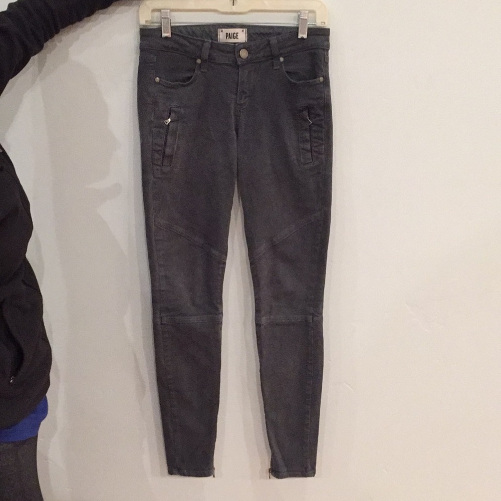 Paige brushed denim jeans